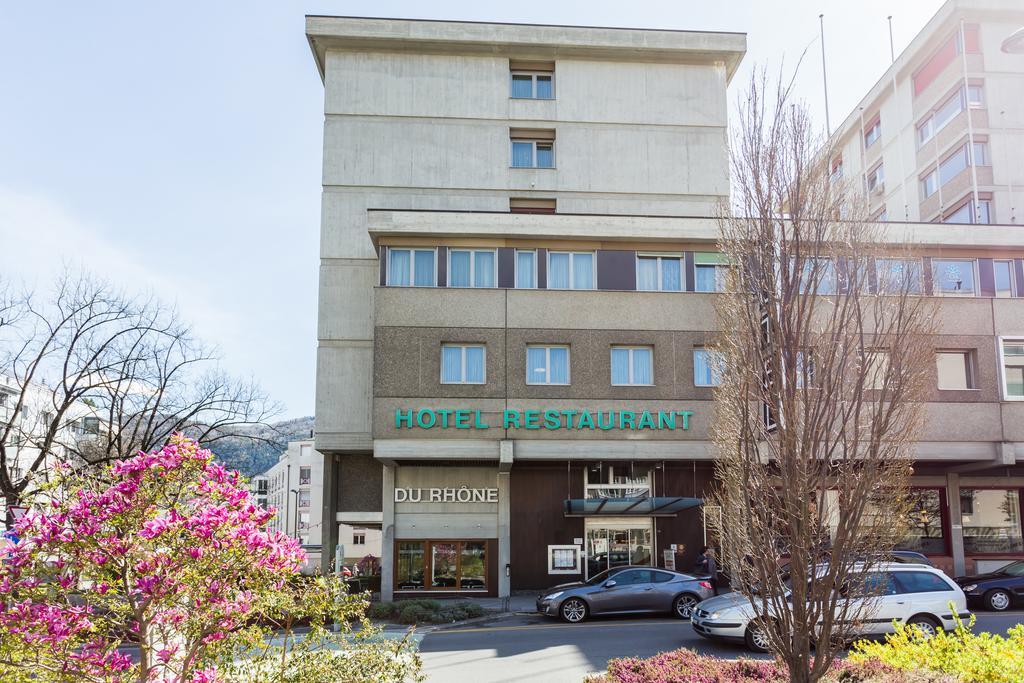 Hotel Du Rhone Sion Eksteriør billede