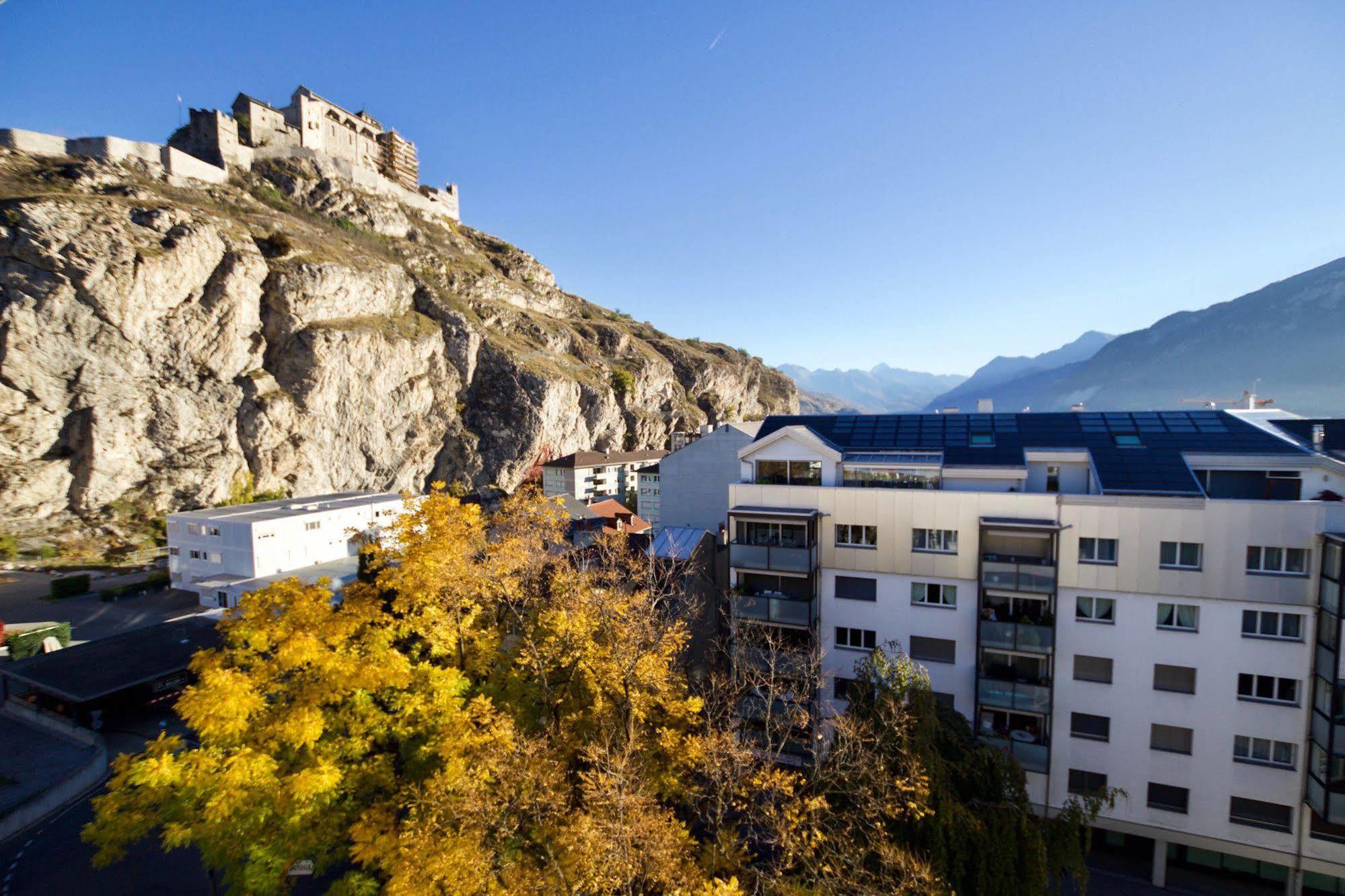 Hotel Du Rhone Sion Eksteriør billede